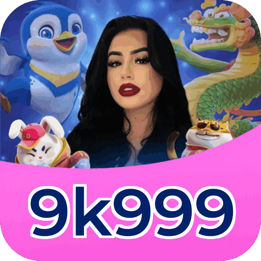Interface do aplicativo 9k999 mostrando jogos disponíveis no iOS e Android
